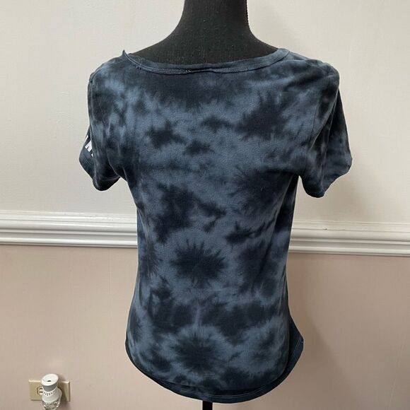 PINK Victoria’s Secret Navy Tie Dye Tee - Picture 4 of 5
